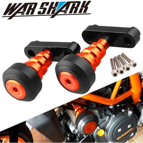For DUKE 125 200 390 2013-2015 Motorcycle Frame Slider Anti Crash Protector Aluminum Swingarm Sliders Spools Pad Protection