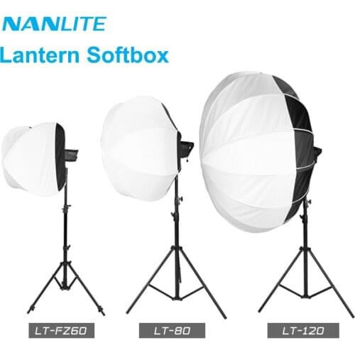 Nanlite NanGuang LT-FZ60 LT-80 120 Lantern Softbox Bowens mount for Nanlite Forza60 60B 200W 300 500 Photography Light