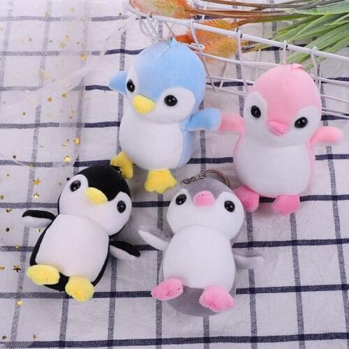 New Cute Exquisite Boutique Cartoon penguin classic Pendant soft Plush keychain Soothing doll christmase interesting gift