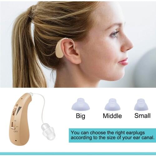Rechargeable Digital RIC Hearing Aid Hearing Amplifier Ear Care Compared to Hearing Aids Hearing Loss