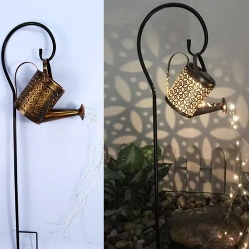 Solar Garden Light Outdoor Lawn Light Watering Can Wine Art Light Garden Decoration Outdoor Solar Light Garden Landscape Light
