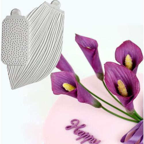 Flower Pro Calla Lily & Tulip Leaf Silicone Mould Fondant Cake Decorating Tools Sugarcrafts Chocolate Baking Tools Gumpaste Form