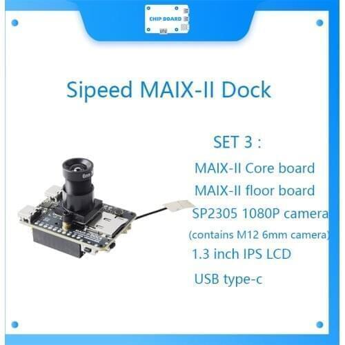 Sipeed MAIX-II Dock is an Allwinner V831 powered AIoT vision devkit