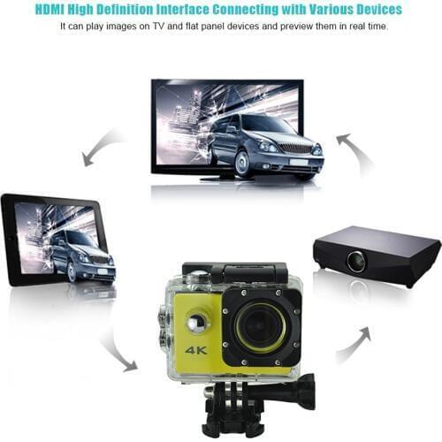 Sports Action Video Camera 4K Waterproof Wide View Angle Bike Outdoor Cameras VDX99