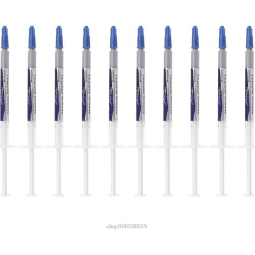 10Pcs/Set HY510 Thermal Grease Compound Silicone CPU Heat Sink Cooling Paste Ja06 20 Dropship