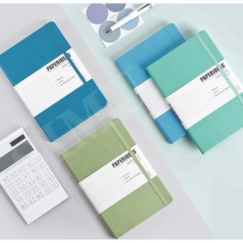 Hardcover A5 Kawaii Journals Dot Notebook 188 Page 100gsm 5.7x8.2inch Retro Diary Bandage Candy Color Journal Notepad Agenda