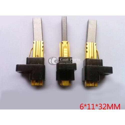 2PCS/LOT,6*11*32mm Motor Carbon Brushes and carbon brush holder for LG vacuum cleaner, Power tool accessories, High quality