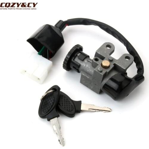 Scooter Key Switch Ignition Lock For TaoTao ATM50-A-A1 GY6 50cc 4-Stroke