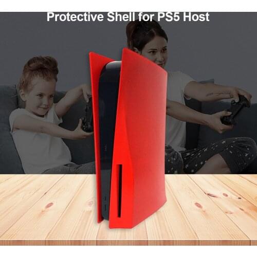 Game Console Skin Shell Case Cover Replacement Plate for PS5 Game Gaming Console Anti-Scratch Dustproof Accessories Skin Shell