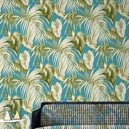 Green Plant Banana Leaf Wallpaper Home Decor Modern Luxury Living Room Bedroom Wall Decoration Waterproof 3D Vinyl Wall Paper