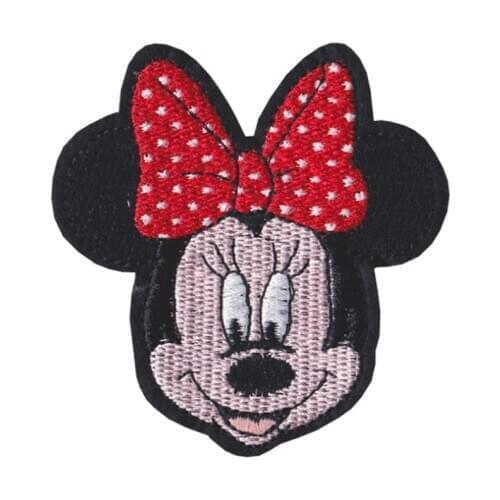 Disney Mickey Minnie Cartoon Iron Patch Embroidered Clothes Patch Costume Kids Umbreon Cloth Sticker Clothing Decals