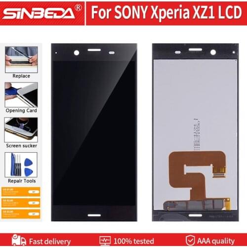5.2 Original LCD Digitizer For SONY Xperia XZ1 G8341 G8342 LCD Display Touch Screen With Frame Replacement Free Tools