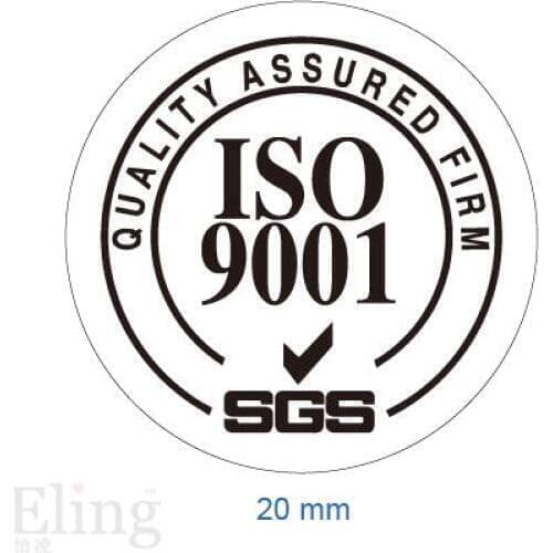 10000pcs/lot ISO 9001 SGS authentication Self-adhesive paper label sticker, Item No.FA15