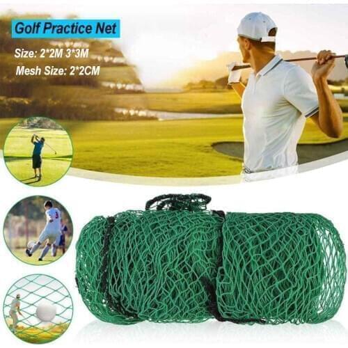 3*3M Golf Training Practice Net Sports Barrier Impact Training Net for Outdoor Practice Accessories Mesh Golf 2*2M Net XA257A