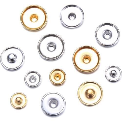 18mm Cabochons Charms For Snap Button Making Snap Buttons With Clear Glass Cabochons