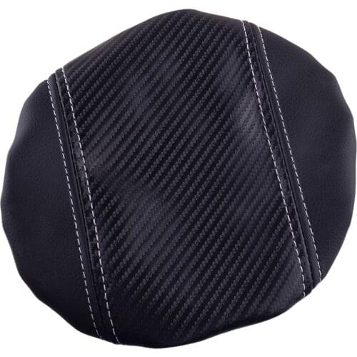 Car Black Carbon Fiber Style Central Console Armrest Box Lid Cover Fit For Toyota Corolla 2019 2020 2021