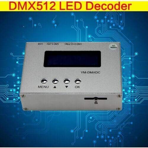 DMX512 LED Digital Tube DMX address writer, LED Easy Sofeware DMX led Wall Washer Light editor, programmer