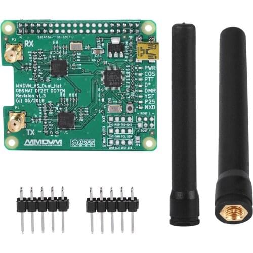 USB MMDVM Duplex Module Dual Antenna Board Hotspot Module Kit Set Parts for DMR/P-25/D-Star