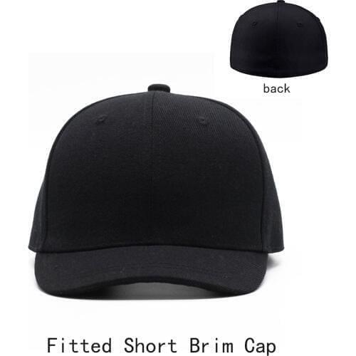 Fitted Cap Short Brim Cap Men Women Peaked cap Retro Japanese Style Baseball Cap