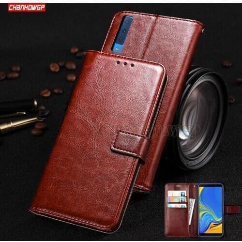 Leather Flip Case For Samsung Galaxy A50 A70 A30 A20 A10 M20 M30 S10 S10e S9 S8 S7 Edge A9 A8 A7 A6 J6 J4 Plus 2018 Wallet Cover