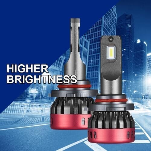 Car Headlights Bulbs 2Pcs LED H7 H4 H11 9006 9005 90W 9000LM Decoder Automobile Lamp Headlamp Front Fog Lights 6000K 12V Auto