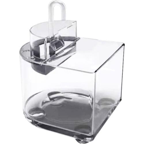 Mini Acrylic Aquarium Clear Desktop Fish Tank Waterfall for Betta Tropical Fish