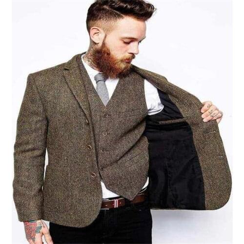 New Design Men Wedding Suits Groom Formal Suit Custom Made Tuxedo Jacket Men Suit 3 Pieces Costume Homme