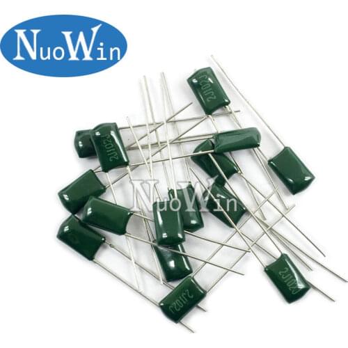 50pcs Polyester film capacitor 630V 1nF 1.5nF 10nF 22nF 33nF 47nF 2J102J 2J152J 2J222J 2J472J 2J682J 2J103J 2J223J 2J333J 2J473J