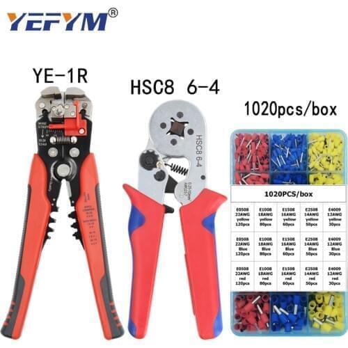 Wire stripper pliers YE-1 multifunctional electrical tools Cutting line with HSC8 6-4 Crimping pliers brand Household tool sets