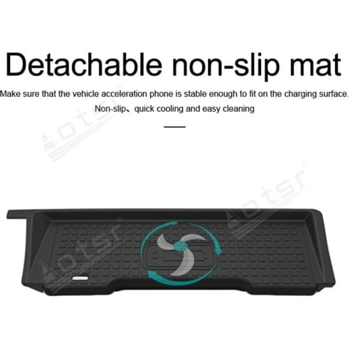 QI Wireless Charge Special On-board Charge Phone Charging Panel Android For BMW 3 4 ser 2016 - 2019 Car Pad Non-slip Accessories