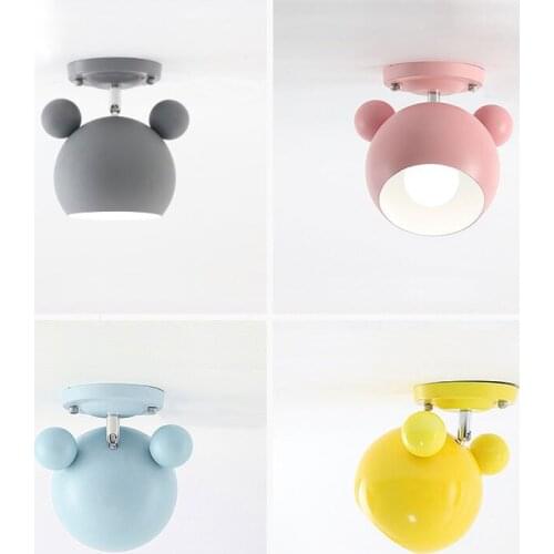 Nordic Cartoon Ceiling Lights Modern Led Ceiling Lamp for Children Baby Kids Bedroom Stairs Home Loft Decor Lighting Fixtures