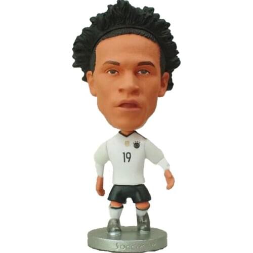 Soccerwe 2.55" 6.5cm Height Soccer Doll Sane Figures 2017