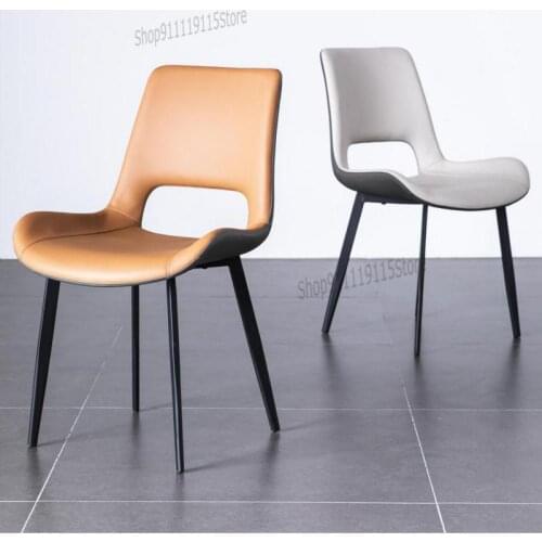 Modern Simple Ins Net Red Dining Chair Dining Home Nordic Style Light Luxury Milk Tea Shop Restaurant Negotiation Back Chair