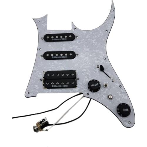 SSH Guitar Pickups Alnico 5 Wiring Harness Bridge Pickups Push-pull single cut Set For IBAZ RG Series Prewired Pickguard IBZ