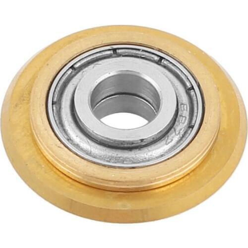 Titanium coated carbonized tile cutter exchange 22 x 6 x 6 mm brass tone