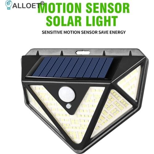 2PCS 166LED Solar Powered Wall Light Outdoor 3 Modes PIR Motion Sensor Emergency Waterproof Security Lamp Garden Decoration