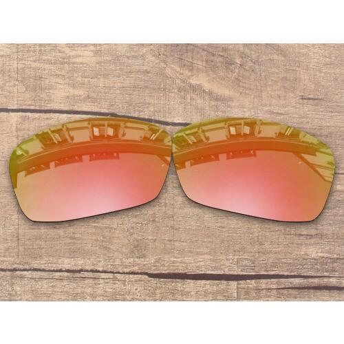 Vonxyz Peach Gold Mirror Polarized Replacement Lenses for-Oakley Hijinx Frame