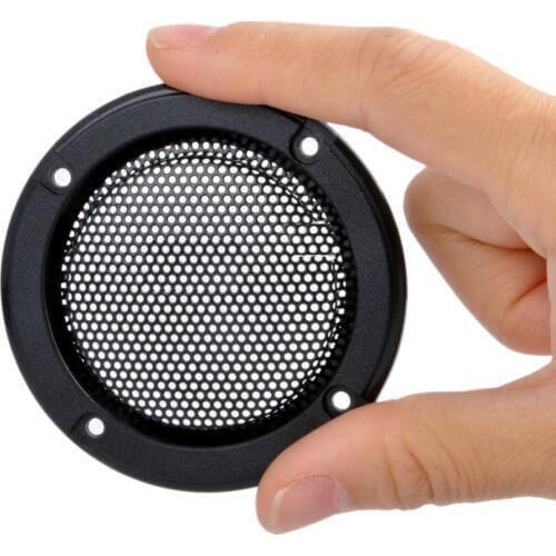 For 2" inch Car Audio Tweeter Speaker Conversion Net Cover Decorative Circle Metal Mesh Grille Protection
