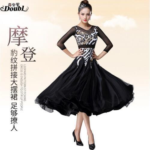 Woman Dance Competition Dress New High-end National Standard Dance dress Tango Waltz Performing Dress