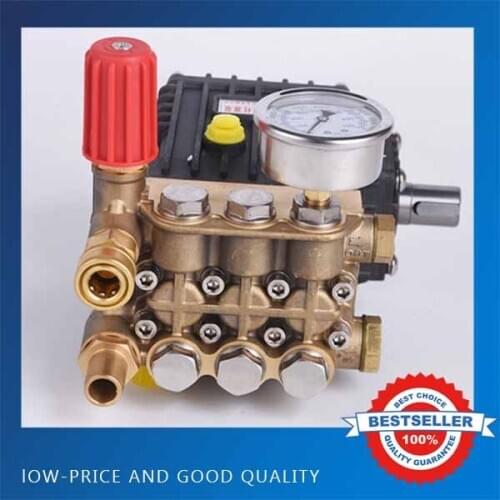 100BAR 24MM Shaft High-pressure Triplex Plunger Pump Copper Commercial Water Pump Head