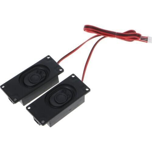 2Pcs 3070 Advertising LCD TV Speakers Loudspeaker 4 Ohm 3W Rectangle Speaker New