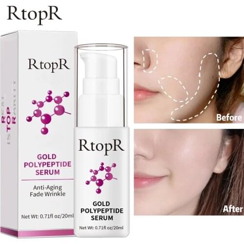 5PCS Gold Polypeptide Firming Moisturizing Skin Care Essence Hyaluronic Acid Face Care Anti-wrinkle Repair Regeneration Essence