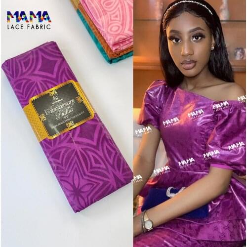 5 Yards 2021 New Design African Lace Fabric Bazin Riche Tissu Dentelle Guinea Senegal Basin Riche Wedding Bride Dress Material