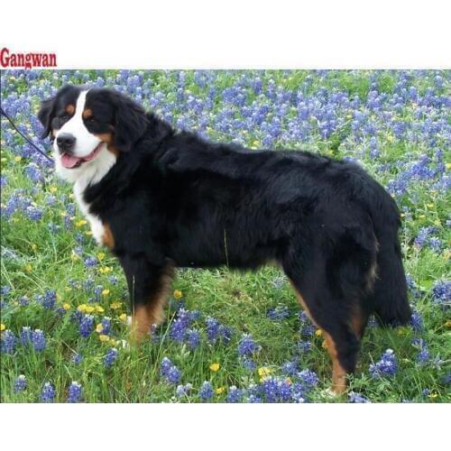 Diamond painting Puppy Bernese Mountain Dog crystal beads 5d embroidery cross stitch kits handwork animal mosaic new arrival