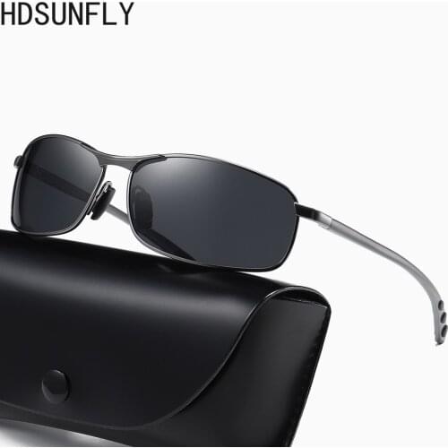 Aluminium Sunglasses Men Polarized Mirror Driving Sun Glasses Men Women Brand Designer Rays Vintage Driver Goggles UV400