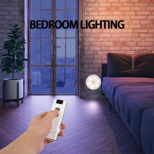 Wireless LED Night Lights Motion Sensor Bedroom Decor Light Detector Wall Decorative Lamp Staircase Closet Room Aisle Lighting