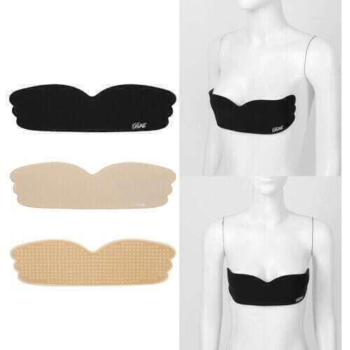 Women Invisible Bra Self Adhesive Strapless Silicone Bra Femme Breast Lift Tape Silicon Push Up Bra Breast Enhancer Nipple Cover