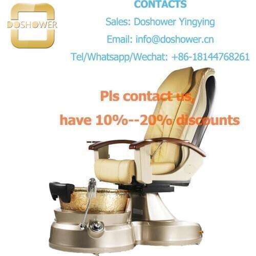 Doshower beauty salon of salon beauty equipment with pedicure spa chair 2016 luxury