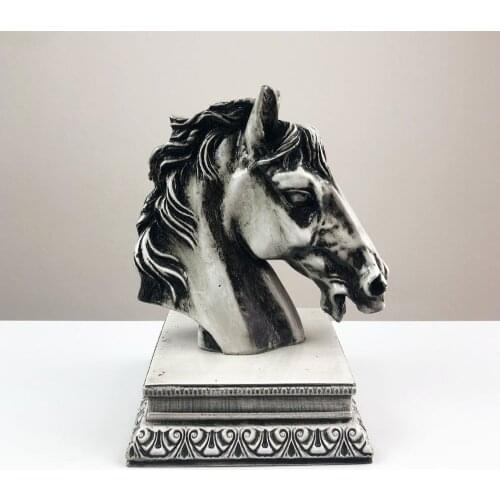 Horse Figurines Decorative Object home office horse bust
