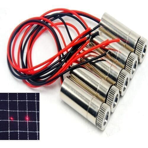 12x35mm Focusable 650nm 5mW Red Laser Dot Diode Module 3-5V